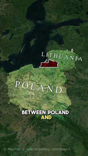 The Russian army stronghold between NATO countries