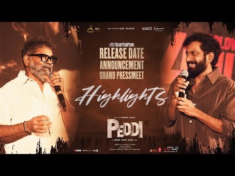 Peddi Release Date Press Meet Highlights | Ram Charan | Janhvi Kapoor | Buchi Babu | Shreyas Media