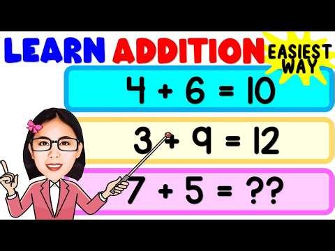 EASIEST WAY TO LEARN ADDITION | MATH QUIZ FOR KIDS | LEARNING MATH IS FUN | TEACHER AYA ONLINE TUTOR