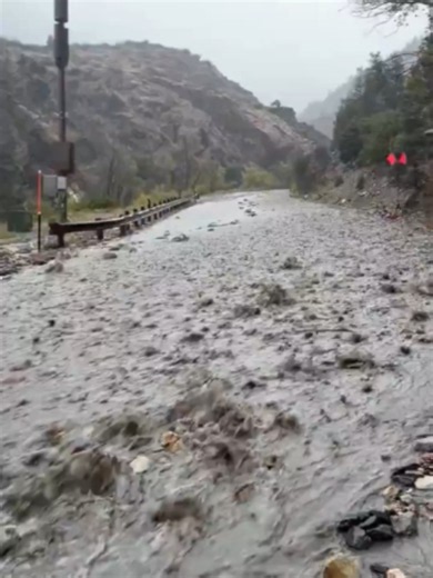 FLOOD THREAT ‼️: Torrential rainfall slammed northern Utah on Sunday as the remnants of former Tropical Storm Rachel moved across the region in a rare strike. The FOX Forecast Center says the heavy rain is expected to continue through Wednesday, with the first major snow of the season forecast at higher elevations. #flood #utah #tropicalstorm #rachel