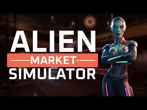 Alien Market Simulator - Official Release Trailer | Alien Supermarket Simulator