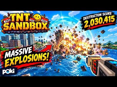 I WIPED OUT THE CITY WITH A GIANT EXPLOSION! 💥🌊 | TNT Sandbox