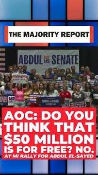 AOC rallies with Abdul El-Sayed