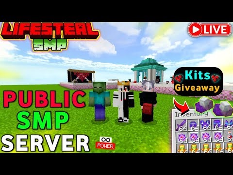 😱 Best Free Cracked Public Lifesteal SMP Minecraft 1.21 | 24/7 Online | Java + PE | Free To Join 🚀