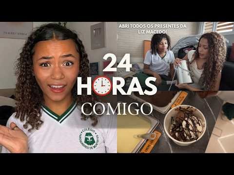 24 H DA MINHA ROTINA + ABRINDO OS PRESENTES DA LIZ MACEDO!