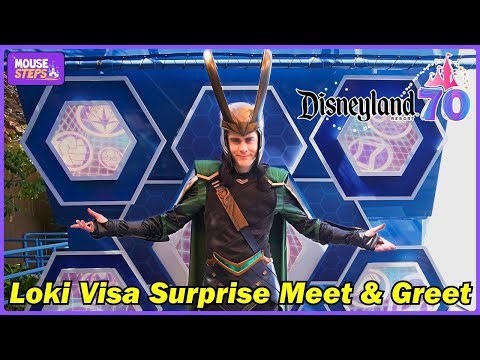 Loki Visa Marvel Meet & Greet at Disney California Adventure - Disneyland Resort (4K)