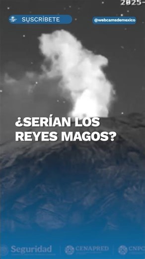 ¡Misterioso! Captan tres extraños objetos volando por el Popocatépetl en plena noche de Navidad