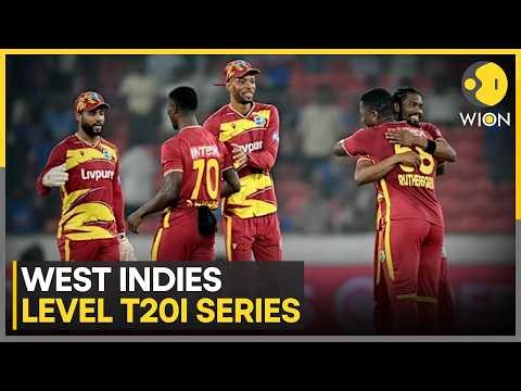West Indies Level T20i Series With Thrilling 4th T20i Win Over India  | WION News
