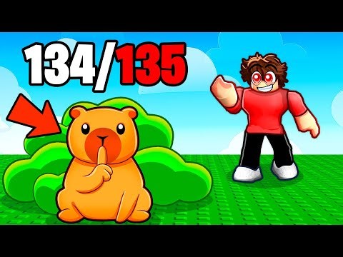 Finding EVERY CAPYBARA in Roblox Find the Capybara...