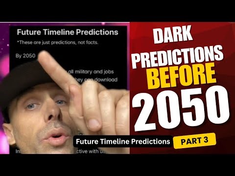 Dark Predictions Before 2050 (part 3 of my future timeline series) 