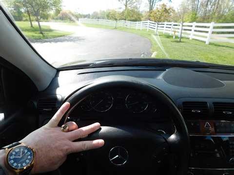 Feel The Quality! Powerful 3.0L V6! Mercedes-Benz C 280 POV Ride Along City and Freeway Road Test!