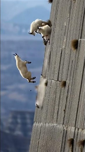 Defying Gravity: Goats on Impossible Cliffs ⛰️🐐