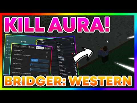Bridger: WESTERN Script *NO KEY* - AIMBOT, KILL AURA, AUTO FISH, AUTOFARM + More!