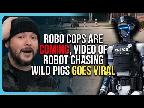 Robo Cops Are Coming, Video of Robot Chasing Wild Pigs Goes Viral