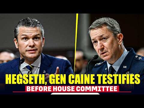 Defence Secy Hegseth, General Dan Caine faces lawmakers 1st time since IRAN WAR |Trump |USA