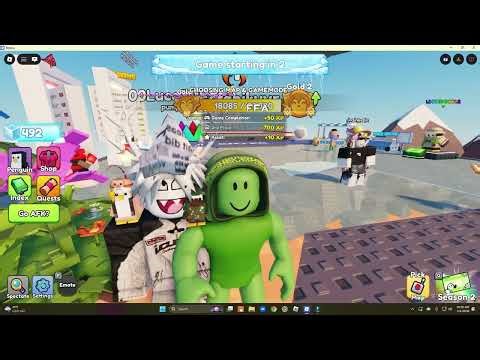 Knockout!!!!! Penguin Chaos! Knocking Everyone Off the Ice 🐧💥