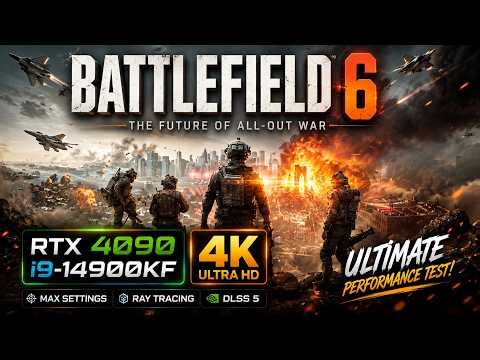 Battlefield 6 - RTX 4090 , i9 14900 kf (4K 120FPS ULTRA) — Stunning Graphics, No Commentary