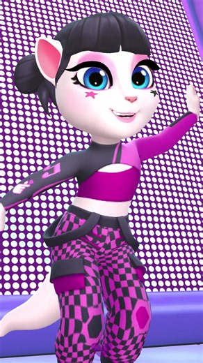 Own the K-pop challenge with your own take! 🎤 #TalkingAngela #kpop #CreatorStudio