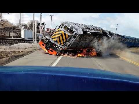 Biggest Train Collisions and Mistakes Caught On Camera #3
