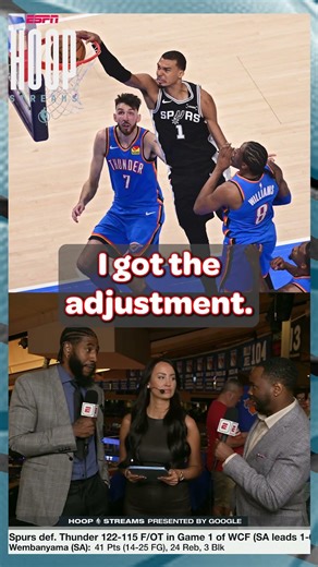 Victor Wembanyma DOMINATED the Thunder in Game 1