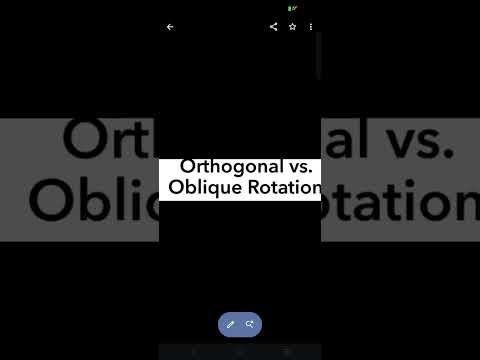 Rotation in EFA exploratory factor analysis in SPSS
