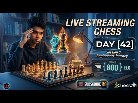 Help Me Survive Evening Chess Blades! | Learning Chess as a Beginner (Live Daily) session 3 #Chess
