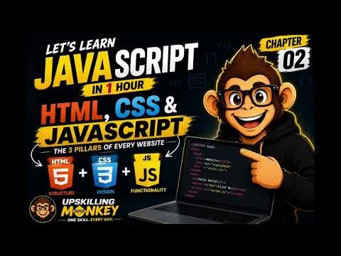 HTML, CSS & JavaScript Explained | Chapter 2 | Learn JavaScript in 1 Hour