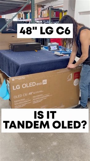 Is The 48" LG C6 a Tandem OLED?