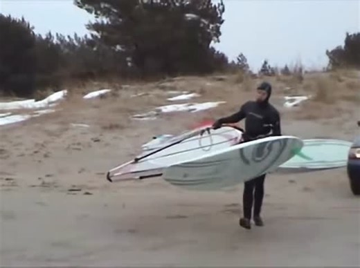 This is probably the most extreme entering. What are your thoughts? | World of windsurf