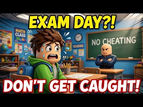 Cheating During Testing BUT TEACHER CAUGHT ME! 😱 DON'T GET CAUGHT! ROBLOX