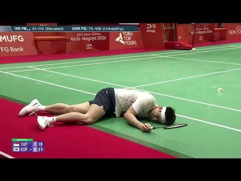 HISTORY! Loh Kean Yew becomes first Singaporean to reach Asian Games final | Asian Games 2026