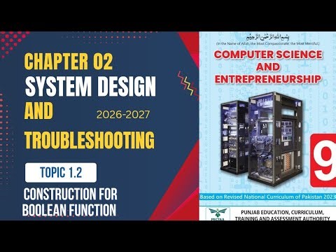 Construction For Boolean Function|Class 9th Computer Science|Chapter 02|(2026)