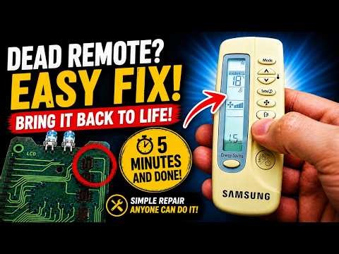 Remote Buttons Not Working? Fix in 5 Minutes (Easy Repair)