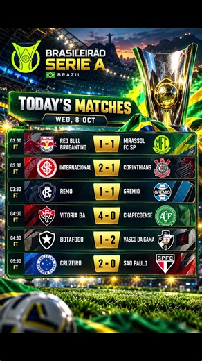 INSANE Final Brazil Serie A Scores! 🇧🇷⚽ Did You Expect This?!