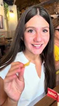 We try TABASCO for the first time but Anastasia catches fire😂 #shorts #vanessaeanastasia
