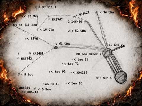 The Betty Hill Alien Star Map: Debunked by Modern Astronomy