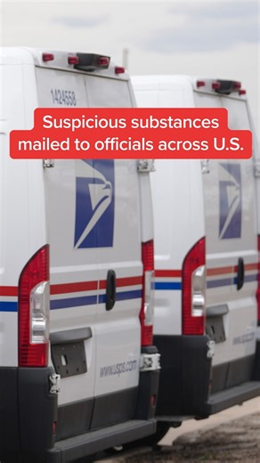 BREAKING: Suspicious substances mailed to officials across U.S.
