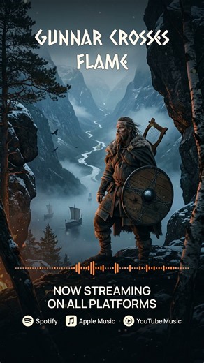 Gunnar Crosses Flame | Viking & Nordic Folk — Viking Flame