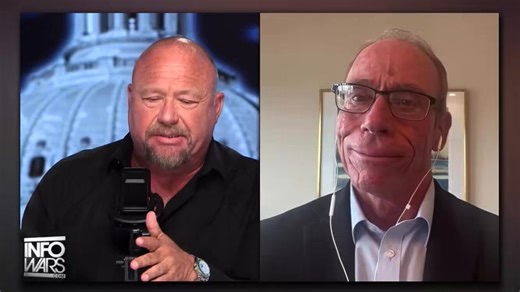 ICYMIDr. Steven Greer from Disclosure Project tells Alex Jones that the United States military received time travel visitors from 500,000 years in the future, in the early 1980s, who claimed to be genetically descended from the humanity of today