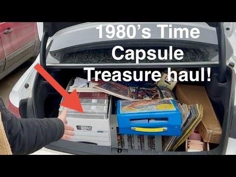1980's Time Capsule Treasure Haul! Lookie What we found!