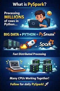 PySpark Explained in 30 Seconds 🔥#shorts