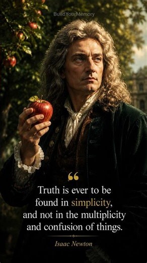 Isaac Newton’s Life-Changing Quote. 🍎