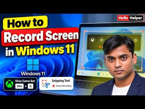 WINDOWS 11 | How to Record Screen in Windows 11 | Tutorial for Beginners