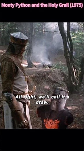 Monty Python and the Holy Grail: The Black Knight – “’Tis But a Scratch!” 😱🗡️😂