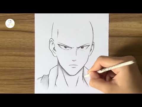 How To Draw Saitama From One Punch Man || Easy drawing for beginnersEasy drawings step by step ART