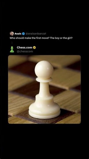 Who Should Make the First Move? Chess Version