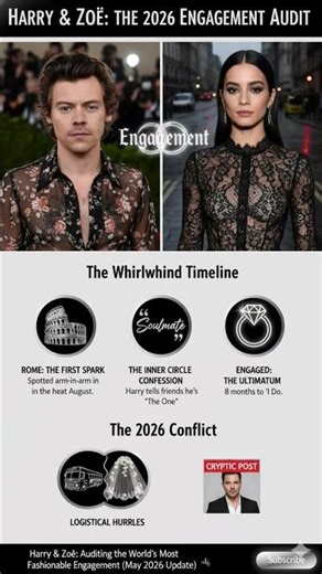 Harry & Zoë: The 2026 Engagement Audit 💍🕊️ #Shorts