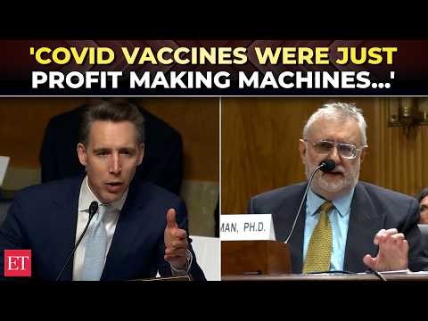‘Big pharma made billions out of COVID-19 VACCINES!’: Hawley drops bombshell at explosive hearing