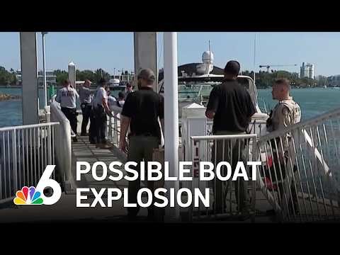 11 people hospitalized after possible boat explosion at Florida Beach, fire rescue says