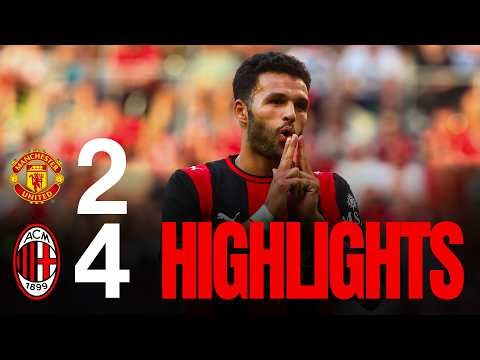 Manchester United 2-4 Milan | Primo gol di Gonçalo Ramos nella vittoria di Breslavia | Highlights